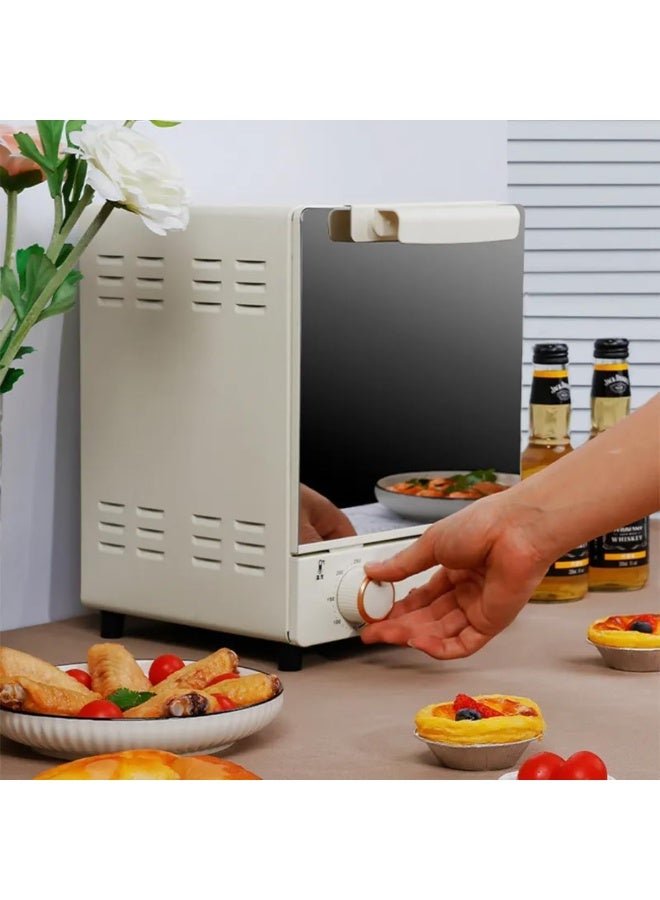 SILVER CREST 15L 3-Tier Vertical Toaster Oven & Air Fryer Combo – Smart Convection Countertop Oven with Bake, Grill, Broil, Roast & Dehydrate Functions - Image 3